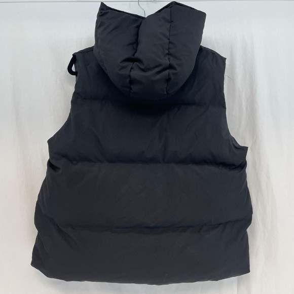 SHEIN Curve Puffer Vest with Hood Black Women’s Size 0XL - Picture 2 of 13